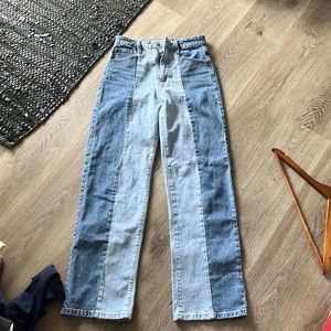 kancan high waisted split jeans